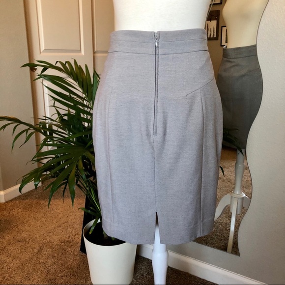 H&M Grey Pencil Skirt (8) - Picture 4 of 5